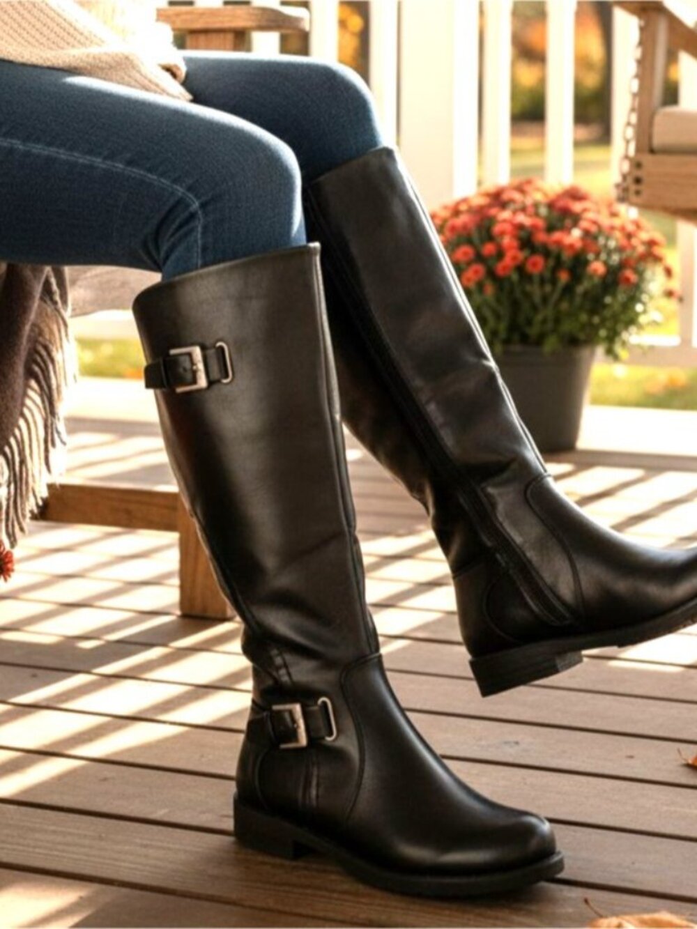 Baretraps 6.5 Tall Boots Woman Carmen Horse Riding Knee-High Shoes Equestrian